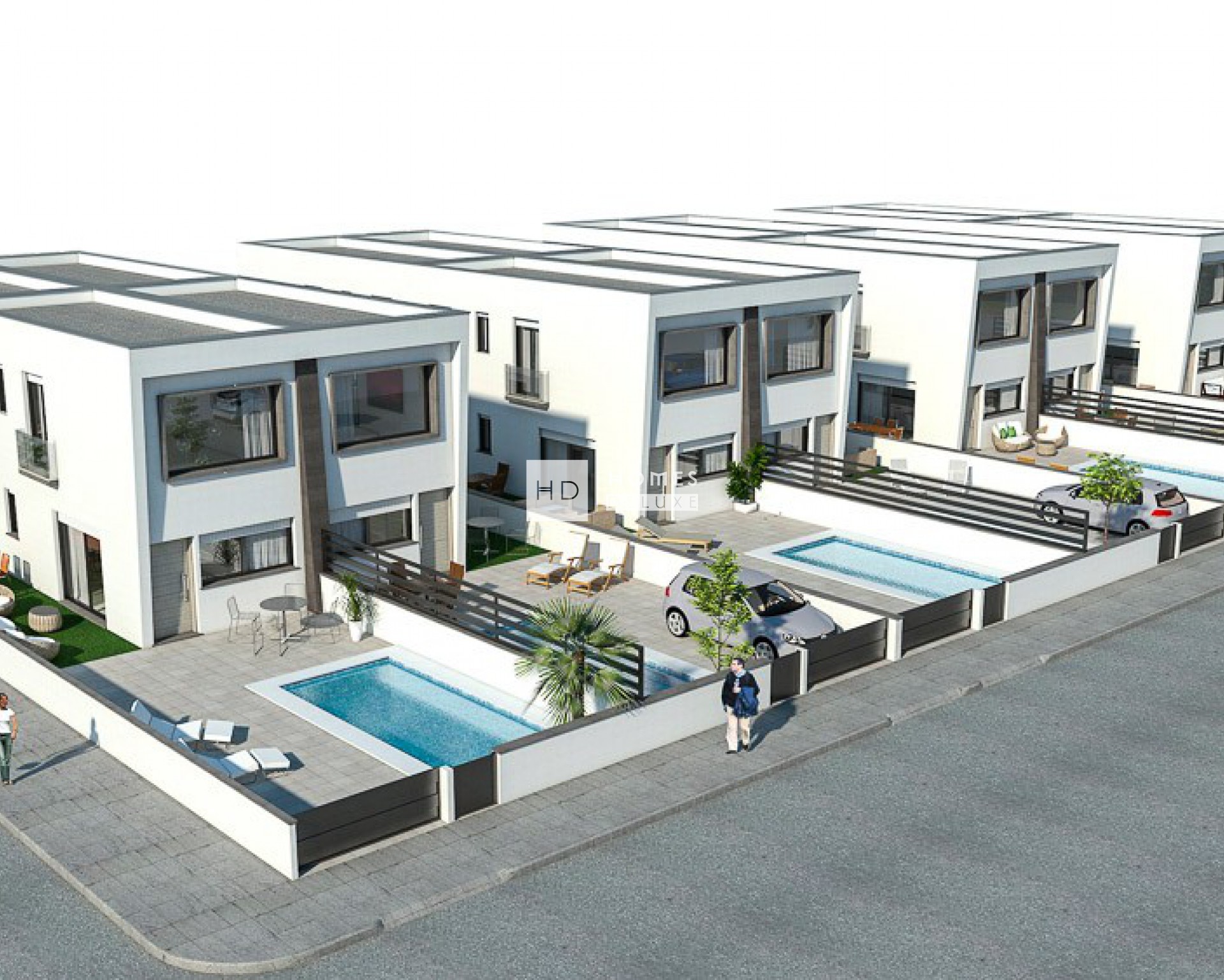Neubau Immobilien - Reihenhäuser - Gran Alacant