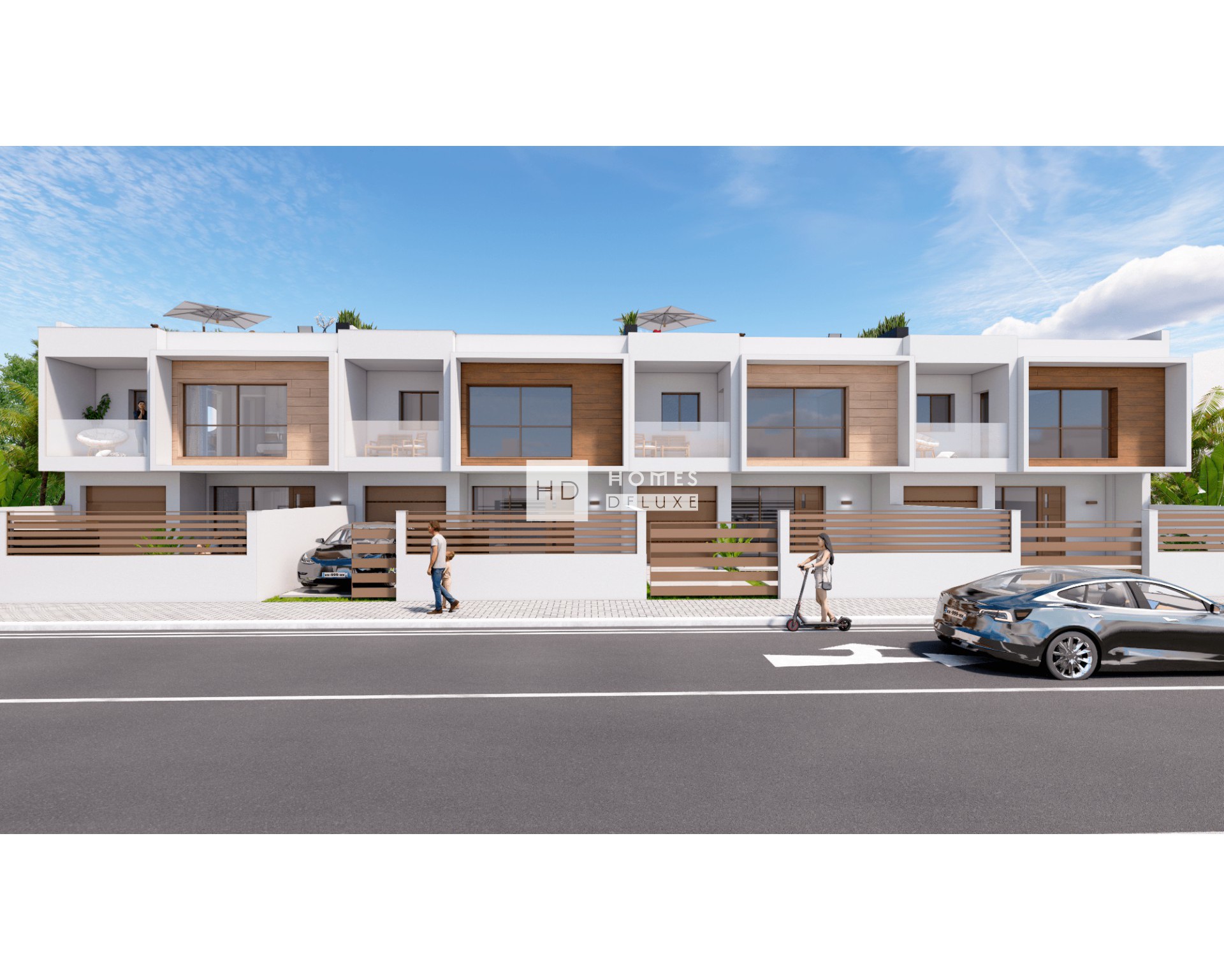 Neubau Immobilien - Reihenhäuser - Los Alcazares